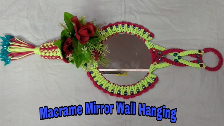 Unique and different design for macrame mirror wall hanging,diy simple design.