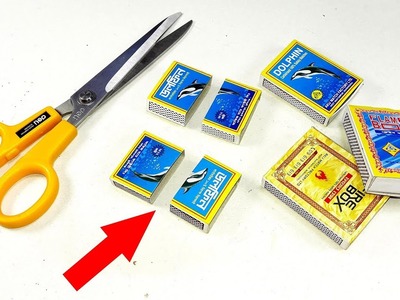 Waste Matchbox reuse idea | Best out of waste | DIY arts and crafts | DIY home decorating idea