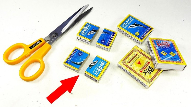 Waste Matchbox reuse idea | Best out of waste | DIY arts and crafts | DIY home decorating idea