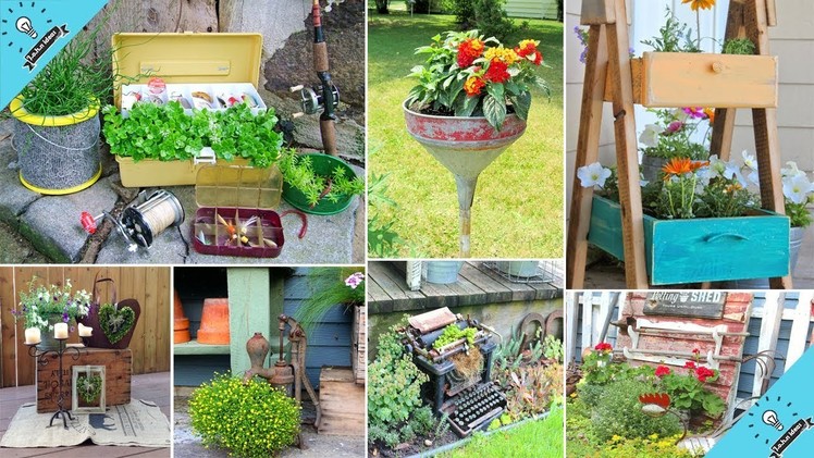 100 Surprisingly Genius Ideas To Repurpose Old Stuff In The Garden | DIY Garden
