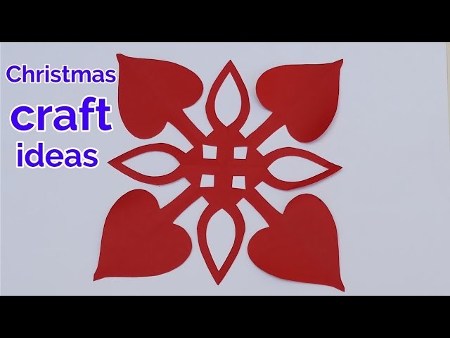 3D paper snowflakes tutorial,Christmas decoration ideas Handmade,paper cutting design,kirigami art