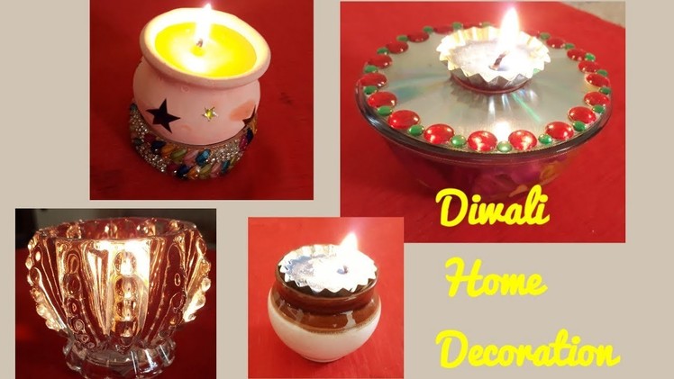 6 Easy & Quick Diwali Decoration Ideas For Home | DIY Diwali Decoration | Innovative Decoration Idea