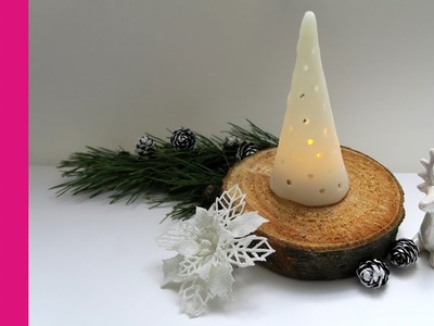 Choinka z zimnej porcelany (DIY Christmas tree from cold porcelain)