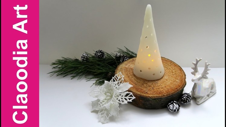 Choinka z zimnej porcelany (DIY Christmas tree from cold porcelain)