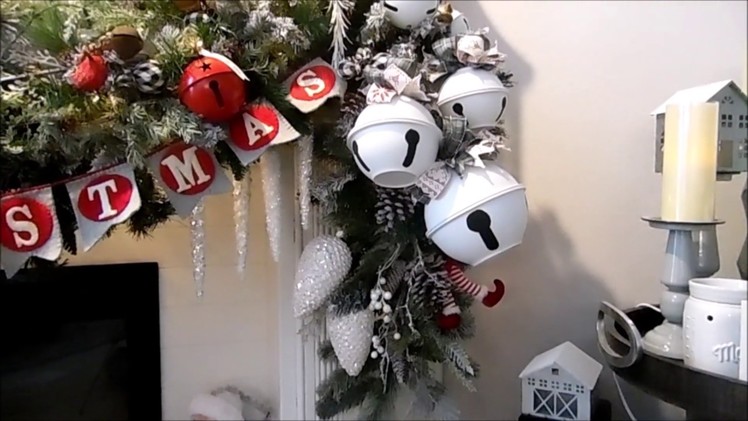 Christmas Giant Sleigh Bells Dollar Tree DIY Home Decor
