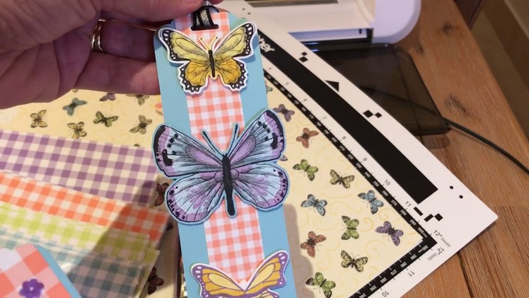 Cutting Patterned Paper - Brother ScanNCut- Botanical Butterfly - Occasions Catalog Sneak Peek