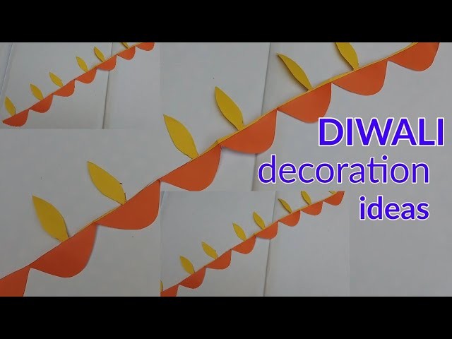 DIWALI Diya decoration crafts ideas ,paper diya homemade decoration ideas,paper art and crafts