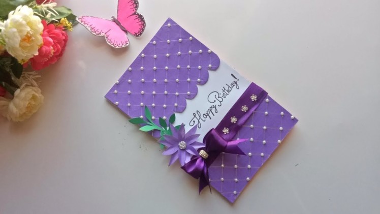 DIY Beautiful Birthday card.DIY Greeting Card for Birthday