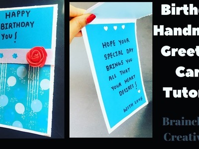 DIY Birthday Greeting Card For Best Friend | Handmade Greeting Card