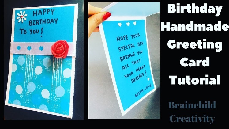 DIY Birthday Greeting Card For Best Friend | Handmade Greeting Card