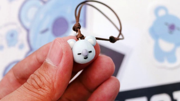 DIY BT21 KOYA HOW TO MAKE BTS POLYMER CLAY BTS