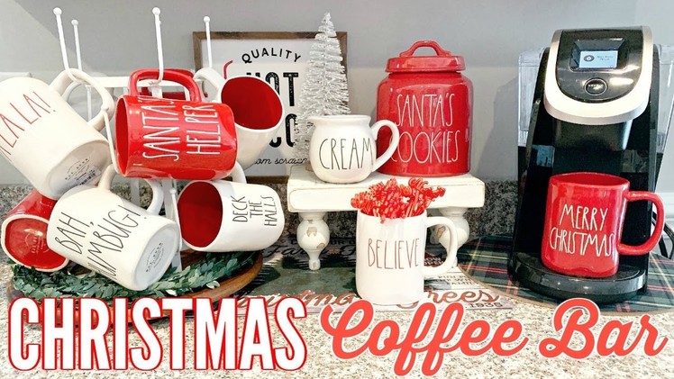 DIY CHRISTMAS COFFEE STATION 2018. HOT COCOA BAR IDEAS ????