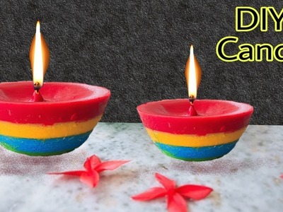 DIY Christmas Decoration Idea|Christmas Candles|Easy Beautiful Candle making|ArtHolic KM