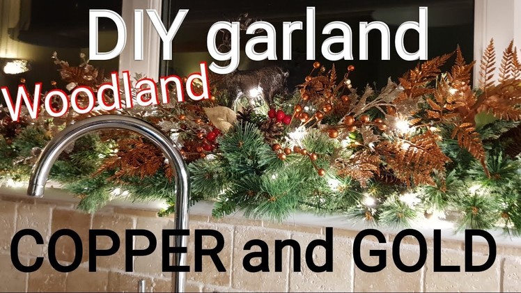 DIY Christmas Garland SUPER EASY !