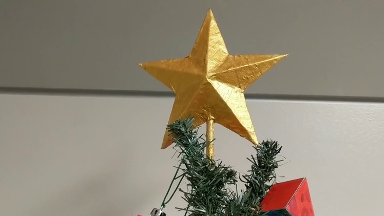 DIY Christmas Star Tree Topper - theartproject - (2018)
