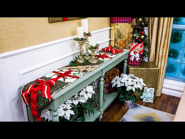 DIY Christmas Table Runner - Home & Family
