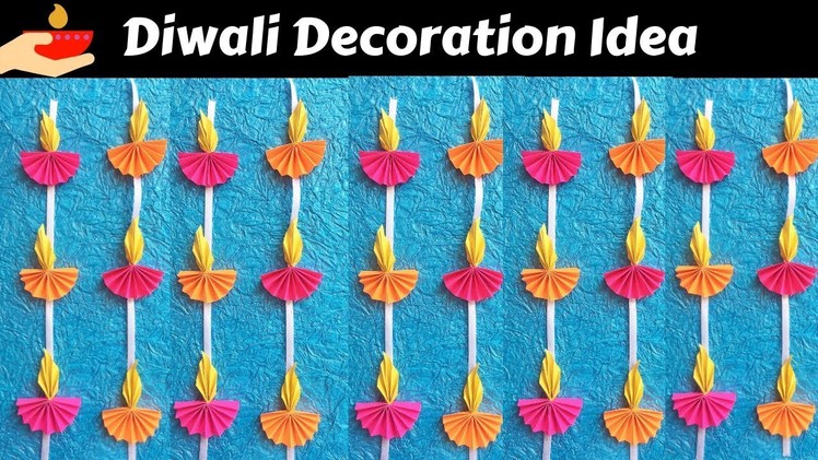 DIY Diya Wall Decoration Idea | Diwali Decoration Idea