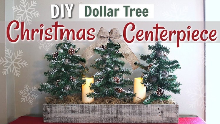 DIY Dollar Tree Farmhouse Christmas Decor | Farmhouse Christmas Tree Display | KraftsbyKatelyn