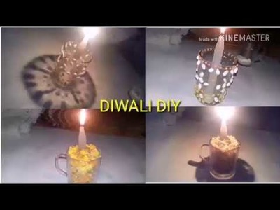 DIY Easy Diwali Decoration Ideas|DIY Eco Friendly Diwali Candles|Diwali DIY Candles