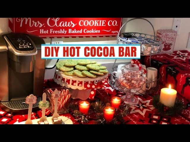 DIY Hot Chocolate Station | Hot Cocoa Bar! 12 Days of Christmas {Day 7}
