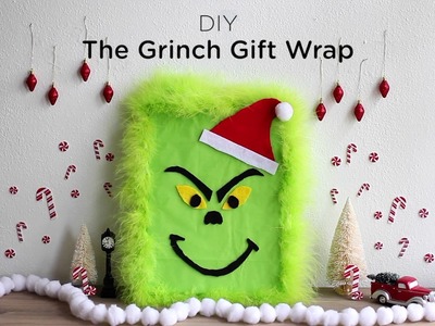 DIY 'The Grinch' Gift Wrap