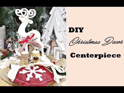 DIY Wreath Centerpiece- Dolar Tree DIY-12 Days of Christmas DIY