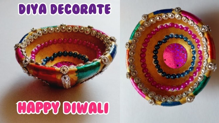 Diya Decoration Ideas for Diwali | Easy diya decoration | DIY Decorate