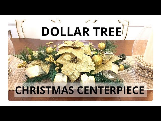 DOLLAR TREE CHRISTMAS CENTERPIECE DIY 2018