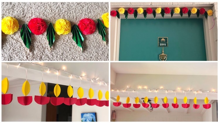 Easy Diwali Decoration Ideas | DIY Toran | Home Decorations | PrettygirlSupriya