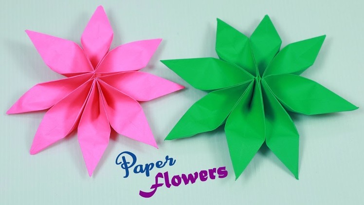 Easy Paper Flowers  || Paper Flower making || Paper Crafts || Paper Girl