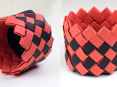 Easy Way To Make Paper Basket - Paper Craft - Home Decor