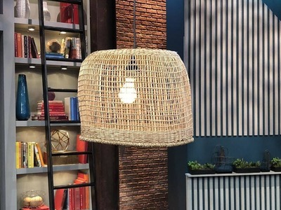 How to DIY a $600 Basket Pendant Chandelier For Way Less Money
