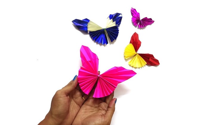 How to make a paper butterfly | Easy origami butterflies for beginners making | diy-paper crafts