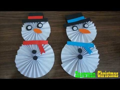 How to Make a Paper Snowman  Christmas