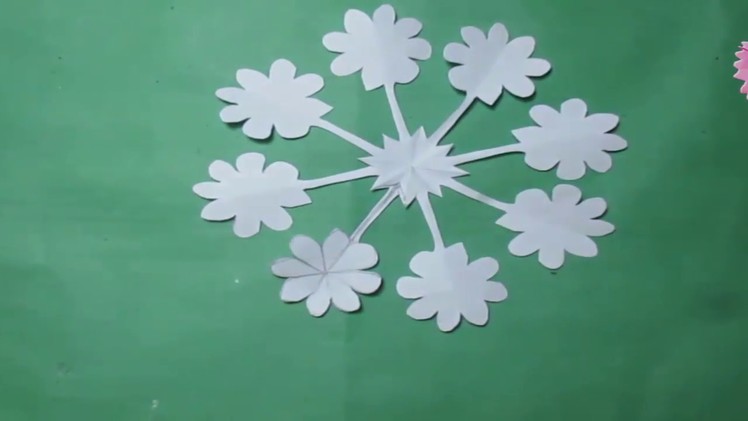 How to make simple easy paper cutting flower designs Origami  DIY  origami Tutorials step by step