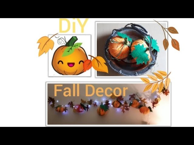 How to Make Yarn Pumpkin | DiY Yarn Pumpkin| Fall Decor idea|