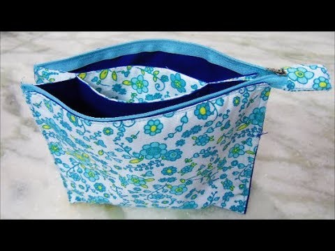 How to Sew Hand Purse with old cloth.handmade purse.DIY Cutting and Stitching of Purse with Zipper
