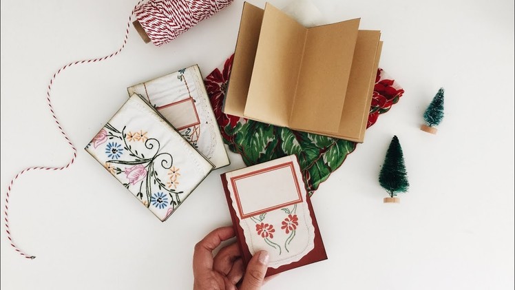 Last Minute DIY Christmas Gifts | DAY 5.12 | No Sew Notebook