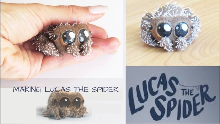MAKE YOUR OWN LUCAS THE SPIDER.POLYMER CLAY  COLD PORCELAIN