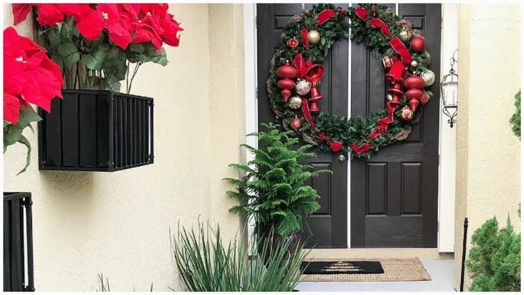 NEW! DIY Oversized Door Wreath with The HomeDepot