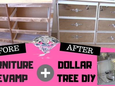 ONE OF MY FAVE DIY!! MUST SEE | HOW TO MAKE MIRROR FURNITURE | DOLLAR TREE DIY HOME DECOR