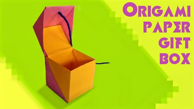 Origami Paper Gift Box ll Amazing tutorial ll DIY