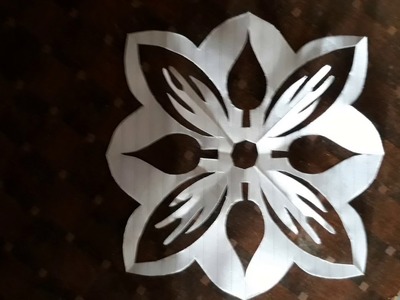 Paper cutting designs for floor designing