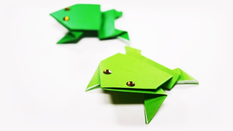 Paper Frog - Paper Crafts Origami