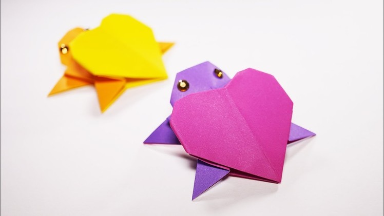 Paper Heart Turtle - Paper Crafts Origami
