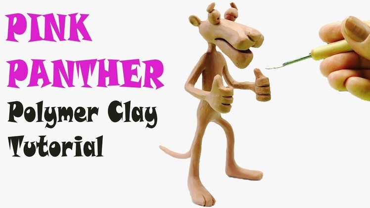Sculpting Pink Panther - Polymer Clay Tutorial - NSP Chavant Clay