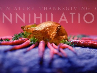 THANKSGIVING MEAT. INSPIRED BY ANNIHILATION • miniature • polymer clay tutorial