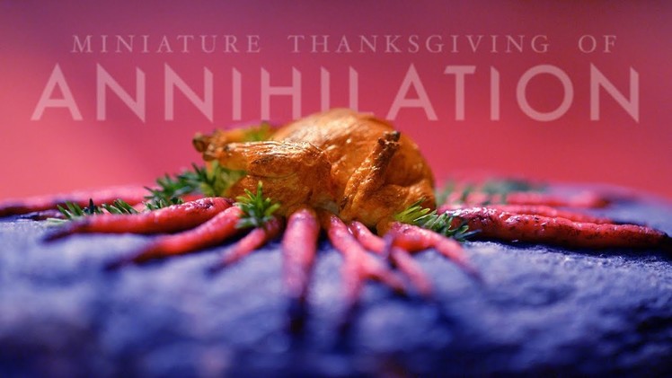 THANKSGIVING MEAT. INSPIRED BY ANNIHILATION • miniature • polymer clay tutorial