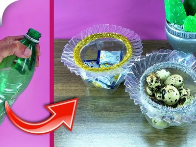 1 in 10 DIY Creative Way Great To Reuse Plastic Bottles | How to recycle plastic bottles | part 1