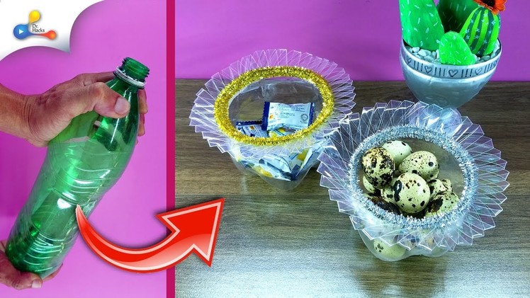 1 in 10 DIY Creative Way Great To Reuse Plastic Bottles | How to recycle plastic bottles | part 1